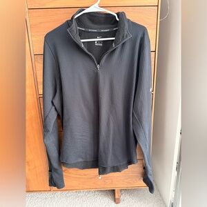 Nike Men's Black Zip-Up Sweater